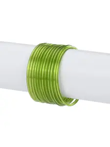 1ST TIME Set Of 12 Glass Bangles