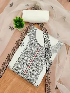 Panzora Embroidered Unstitched Dress Material