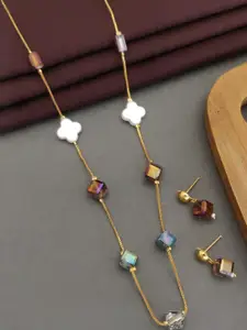 RACHANA FASHION Brass Gold-Plated Necklace