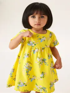 INCLUD Girls Floral Printed Fit & Flare Dress