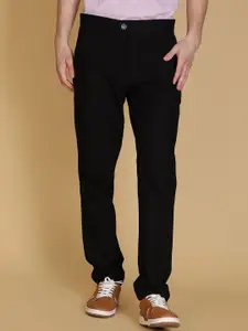 V-Mart Men Mid-Rise Cotton Trousers