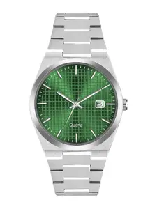 ON TIME OCTUS Men Round Dial & Bracelet Style Straps Analogue Watch MN-247 GREEN