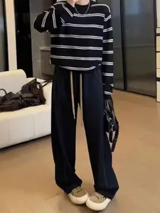 StyleCast Women Wide Leg High-Rise Jeans