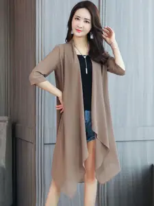 KPOP Open Front Longline Shrug