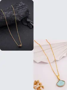 DressBerry Blue Stainless Steel Necklace