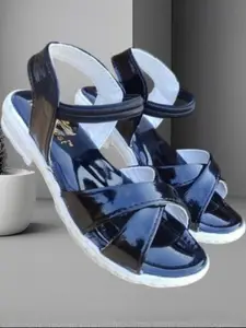 NEW LATEST Girls Black Open Toe Flats