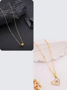 DressBerry White Stainless Steel Necklace