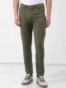 The Indian Garage Co Men Slim Fit Mid-Rise Stretchable Jeans