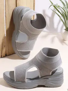 Try Me Women Open Toe Platform Heel Sandals