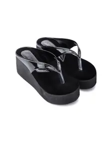 SKOLL Women Solid Wedge Peep Toes Heels