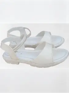 NEW LATEST Girls Open Toe Leather Flats