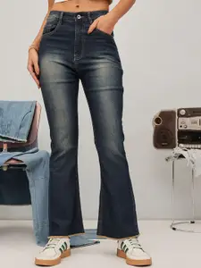 STREET 9 Women Original Bootcut Md-Rise Light Fade Jeans