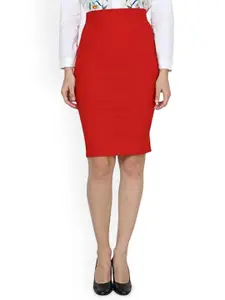 Moda Rapido Women Above Knee Pencil Skirt