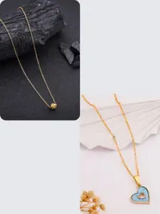 DressBerry Blue Stainless Steel Necklace