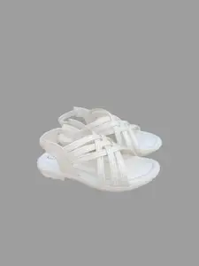 NEW LATEST Girls Leather Open Toe Flats