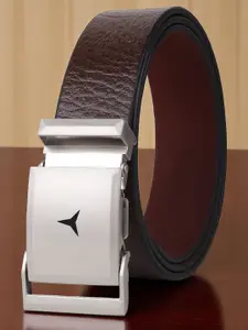 Provogue Men Textured Leather Formal Belt