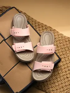 The Roadster Lifestyle Co Women Textured Comfort sandals