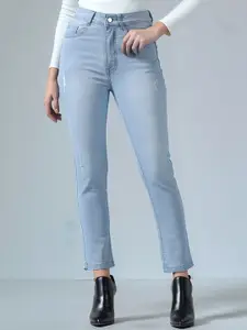 DressBerry Women Skinny Fit High-Rise Cotton Jeans