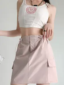 Outzidr A-Line Mini Cargo Skirt