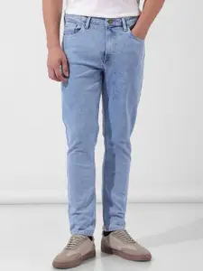 The Indian Garage Co Men Slim Fit Cotton Mid-Rise Stretchable Jeans