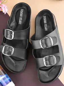 Fashion Melody Women Black Comfort Sandals
