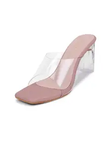 TRASE Women Open Toe Block Heel Sandals