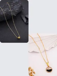 DressBerry Black Stainless Steel Necklace