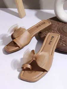 Retro Walk Women One Toe Flats with Bows