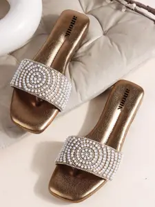 Anouk Women Embellished Open Toe Flats