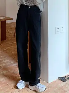 StyleCast Women Straight Fit High-Rise Jeans