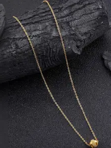 DressBerry  set of 2 Gold-Plated Multicolored  Feather Necklace