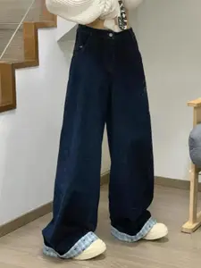 StyleCast Women Straight Fit High-Rise Jeans