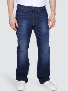 Lee Men Solid Bootcut Mid-Rise Light Fade Stretchable Jeans