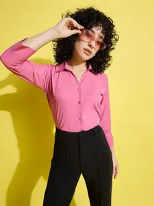 DIMPY GARMENTS Standard Spread Collar Formal Shirt