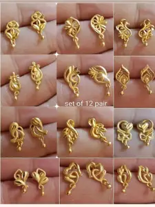 niva fashion Women Gold Earrings