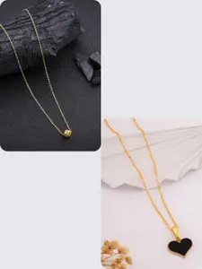 DressBerry Black Stainless Steel Necklace