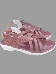 NEW LATEST Girls Leather Open Toe Flats