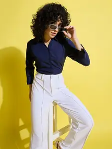 DIMPY GARMENTS Standard Spread Collar Formal Shirt