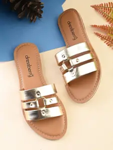 DressBerry Women Open Toe Flats