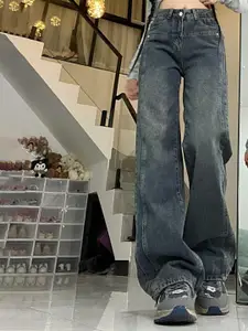 StyleCast Women Flared High-Rise Dark Fade Jeans