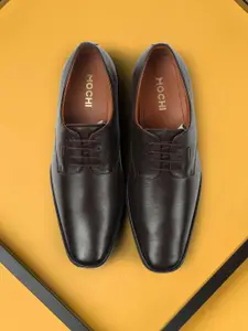 Mochi Men Leather Derbys Formal Shoes