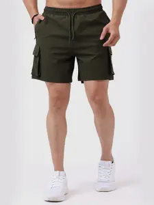FUAARK Men Regular Fit Mid-Rise Training or Gym Sports Shorts