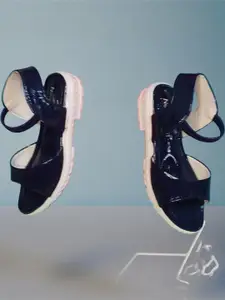 NEW LATEST Girls Blue Open Toe Flats