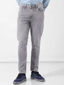 The Indian Garage Co Men Slim Fit Mid-Rise Stretchable Jeans