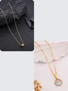 DressBerry Blue Stainless Steel Necklace