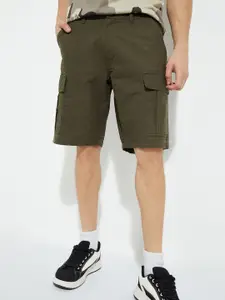 max Men Mid-Rise Cotton Shorts