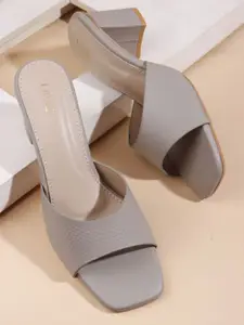 Lavie Women Textured Block Heel Sandals