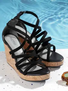 Metro Women Strappy Wedge Heel Sandals