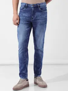 The Indian Garage Co Men Slim Fit Mid-Rise Stretchable Cotton Jeans