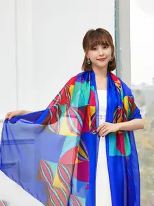 QUECY Printed Satin Scarve